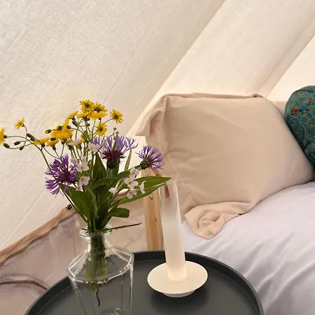 Luxe tent Mullichain Glamping St Mullins